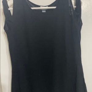 Women’s Black Old Navy Cold Shoulder Top Size-M